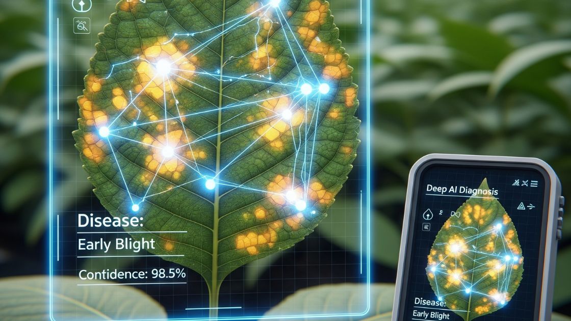 Plant disease diagnosis with AI